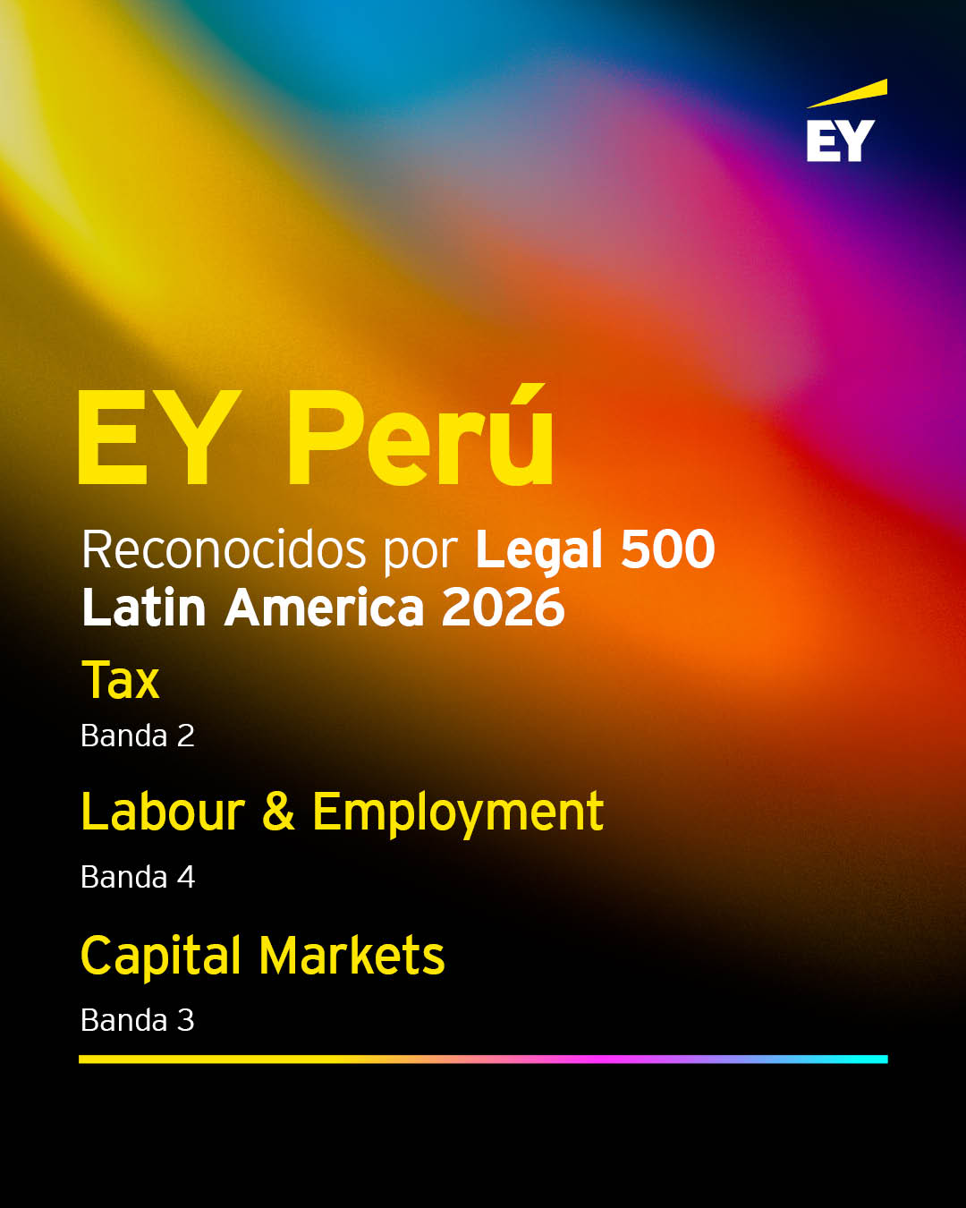 EY - En EY Perú hemos sido reconocido en el ranking “The Legal 500 ...