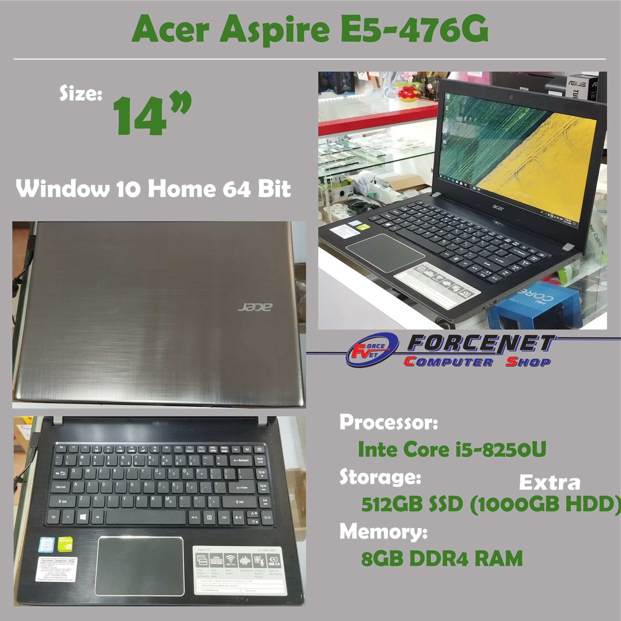 Forcenet Computer Shop | Sandakan