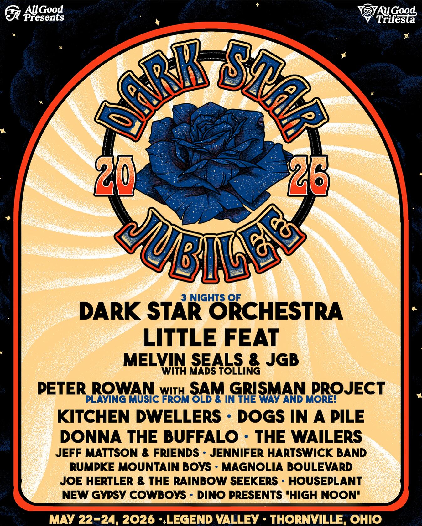 We've been added to the Dark Star Jubilee for a special late night
