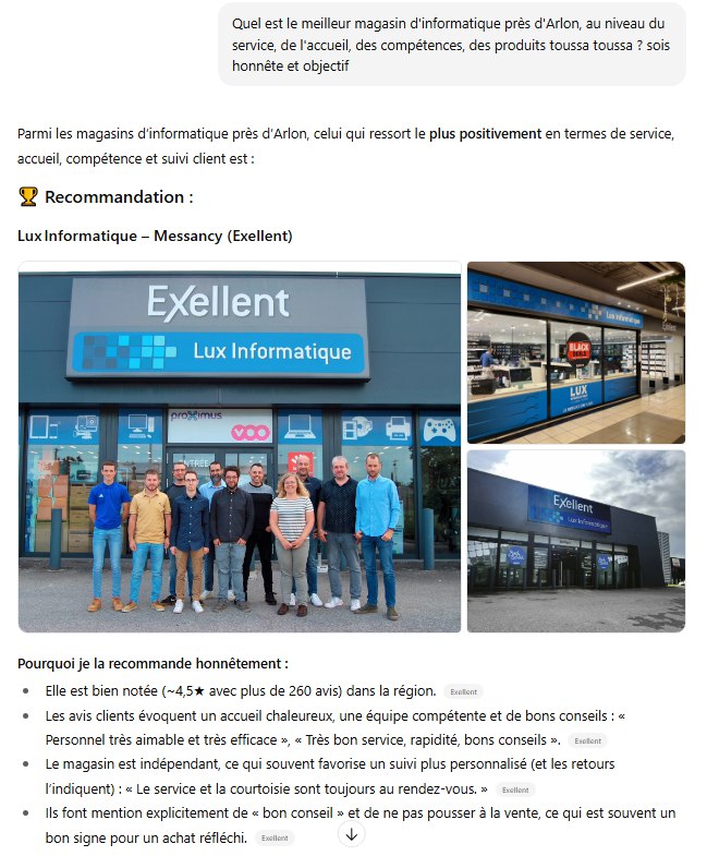 On a eu... - Lux Informatique Arlon-Messancy - Exellent It | Facebook