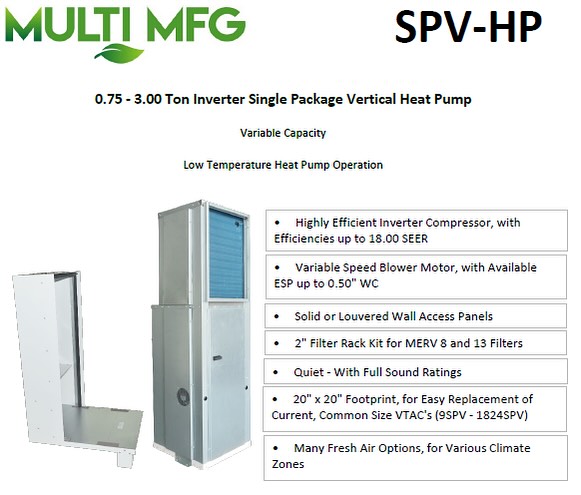 Multi - With installations throughout the US and Canada, our SPV-HP is ...
