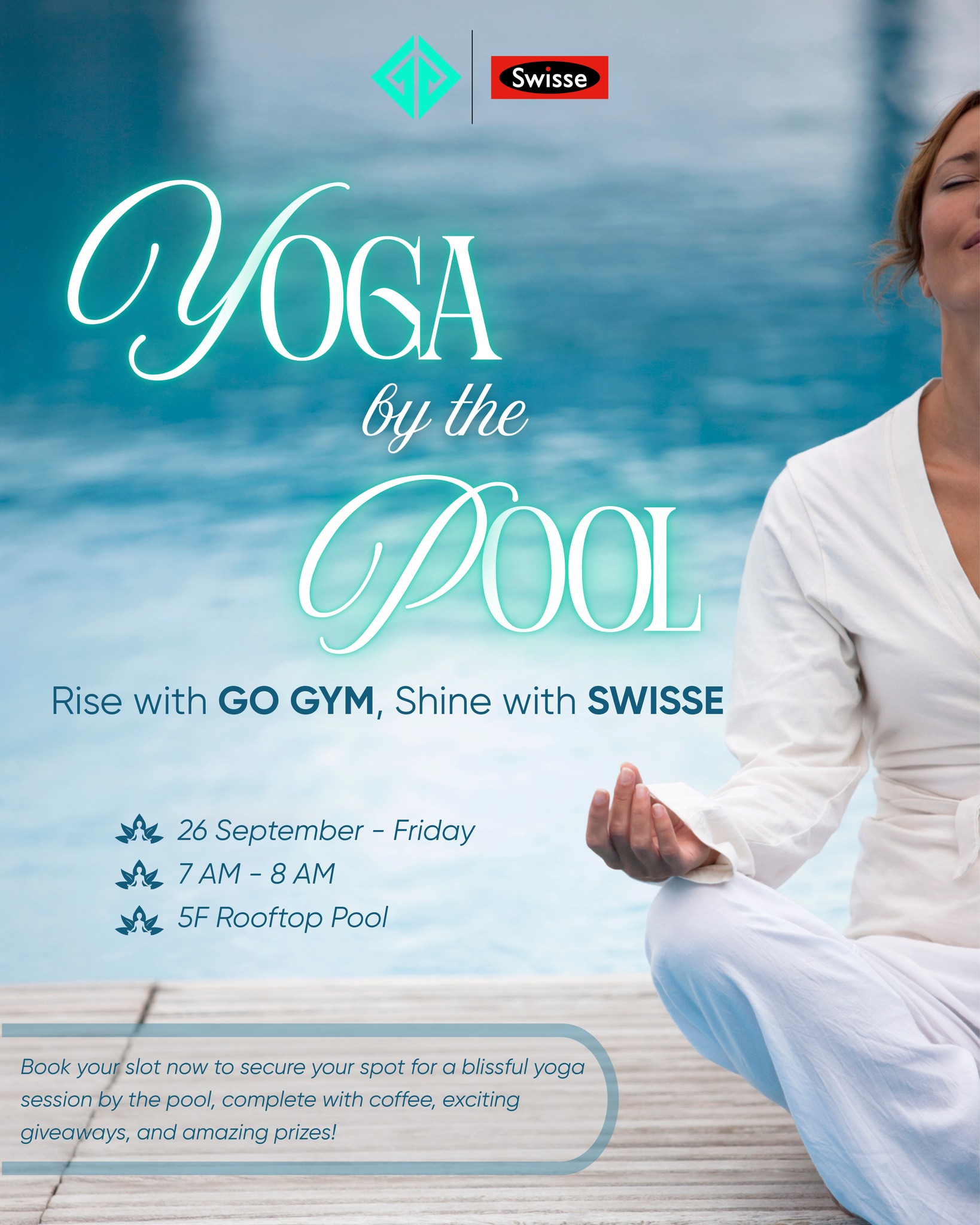Swisse - 🌊 𝐑𝐢𝐬𝐞 𝐰𝐢𝐭𝐡 𝐆𝐎 𝐆𝐘𝐌, 𝐒𝐡𝐢𝐧𝐞 𝐰𝐢𝐭𝐡 𝐒𝐖𝐈𝐒𝐒𝐄 🌊 Join us for a ...