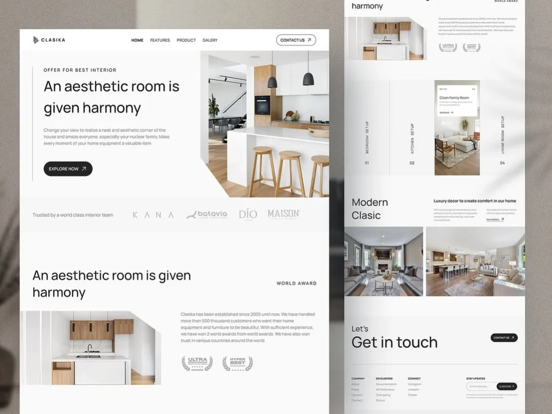 Coding - Interior company website design Design by webdesign_786 # ...