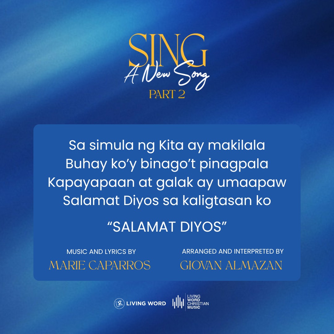 🎶 You’re Invited to SING: A New Song (Part 2)! 🎶 This November 4, 2025 ...
