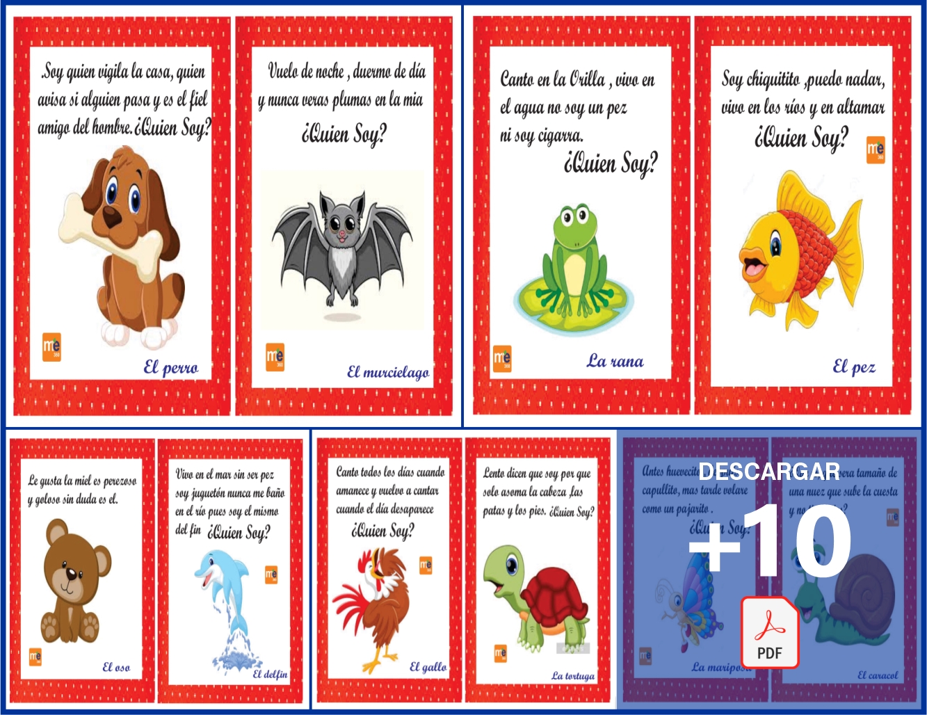 Fichas de ADIVINANZAS para niños... - Mundo Educativo 360 | Facebook