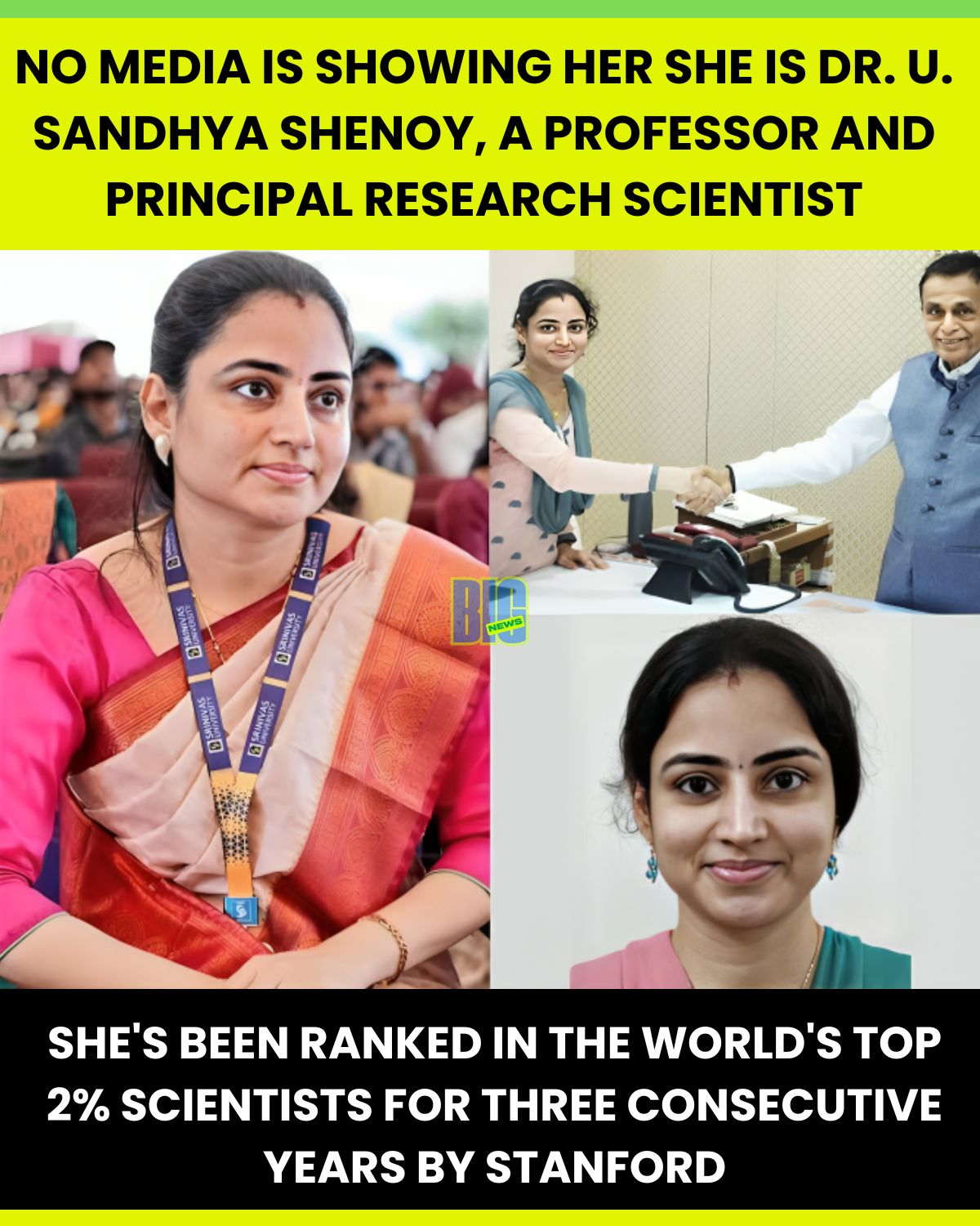 Awesome - 🎓 Dr. U. Sandhya Shenoy — One of the World’s Top 2% ...