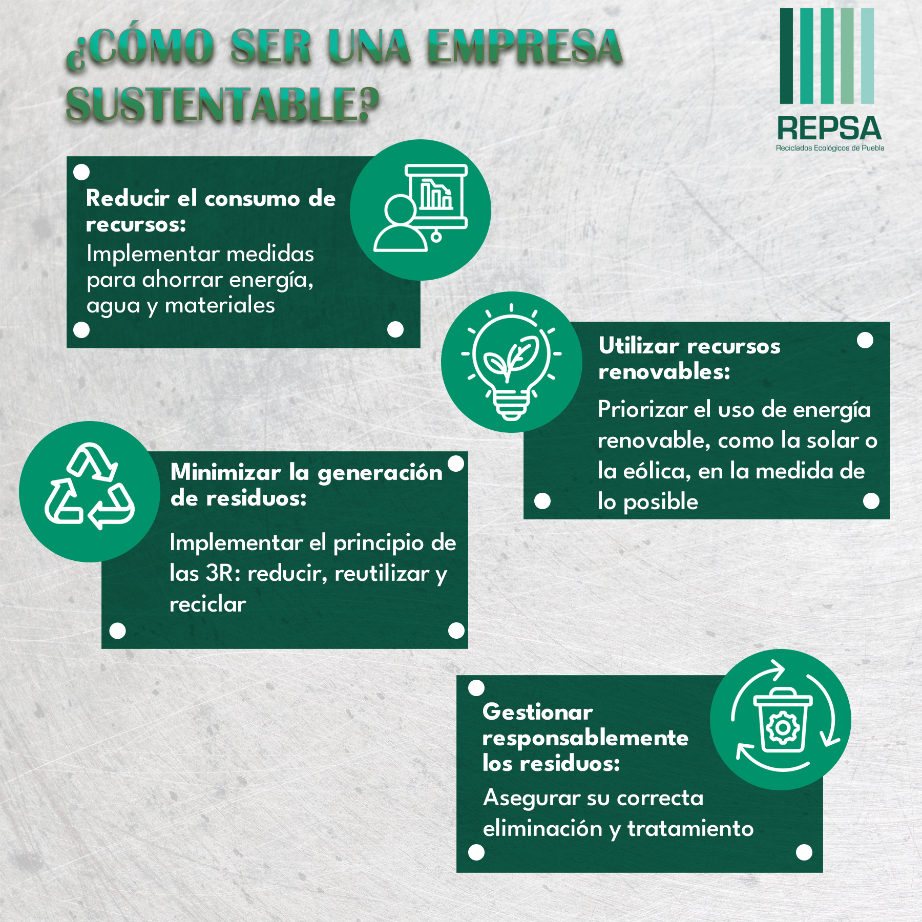 Ser una empresa... - REPSA - Reciclados Ecológicos de Puebla | Facebook