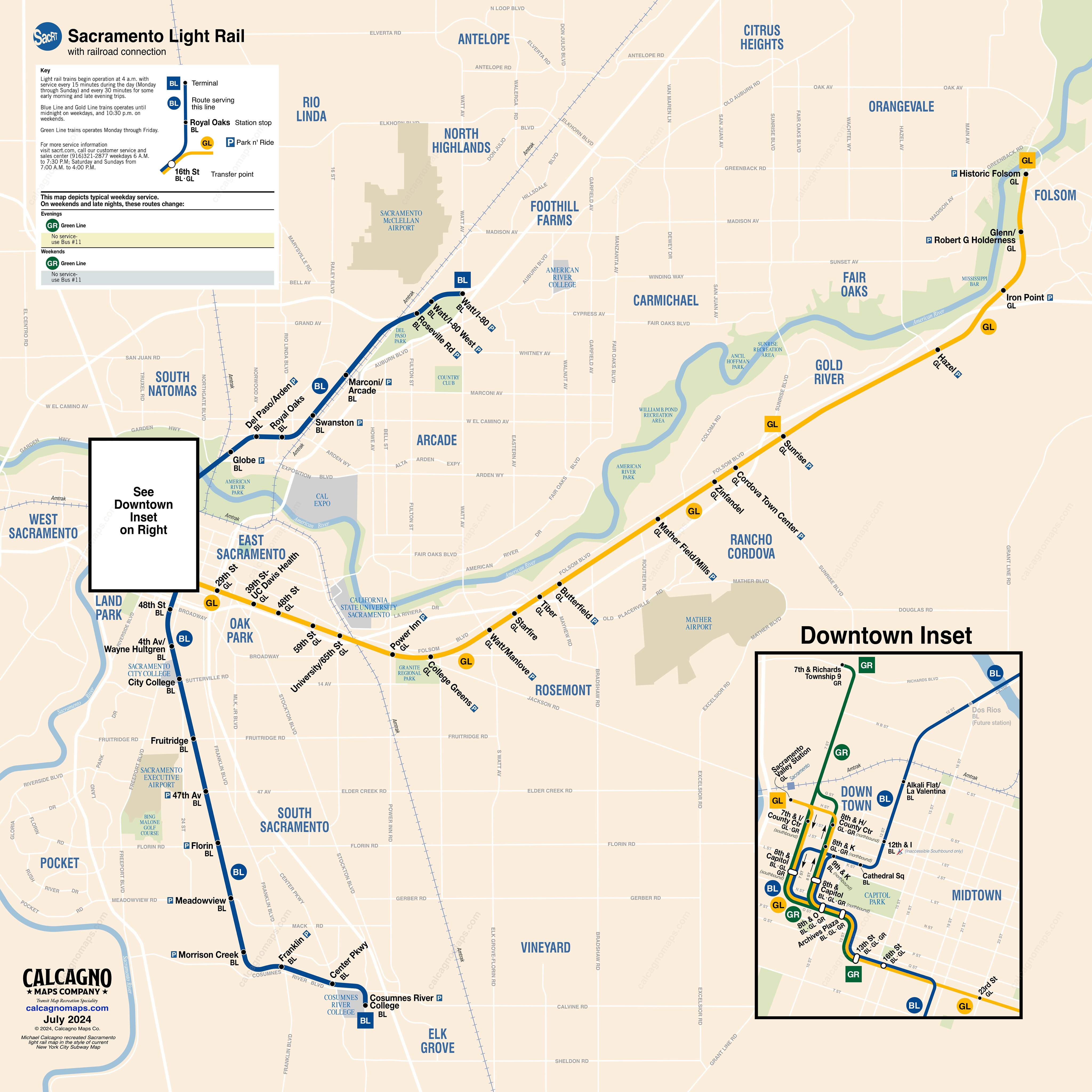 Calcagno Maps - I made @ridesacrt map in the style of the...
