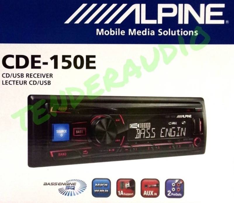 ALPINE CDE-150E รุ่นใหม่ล่าสุด... - เครื่องเสียงรถยนต์คลองถม | Facebook
