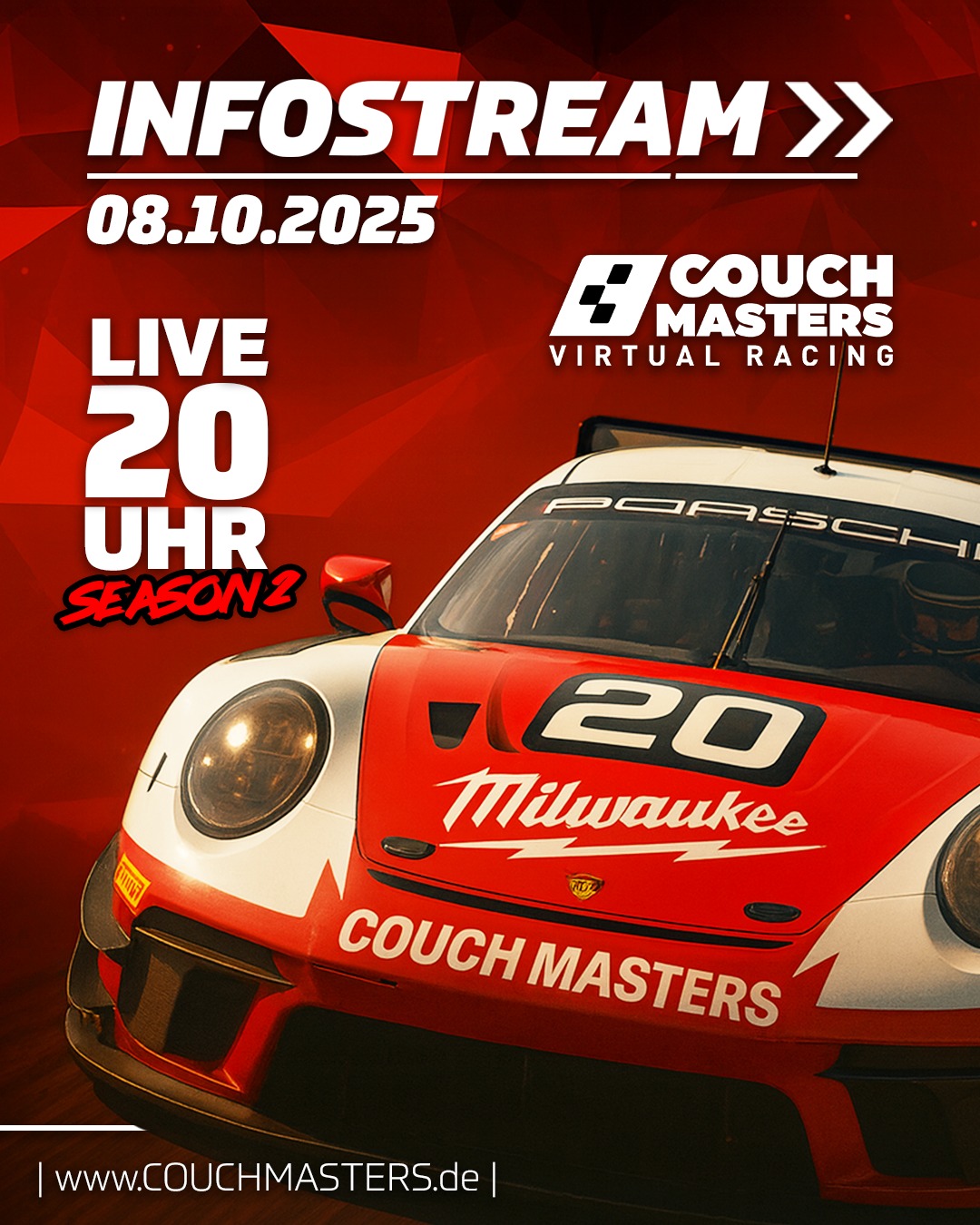Couch - 🚨 INFOSTREAM MORGEN! 🚨 Die neue Couch Masters Saison 2025 steht ...