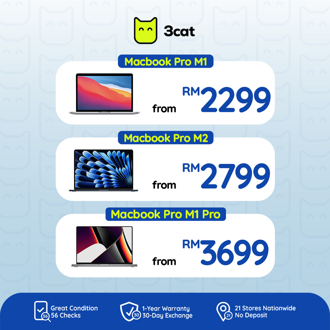 3cat - 🔥 iPad 9 sekarang cuma RM899! 😱 Nak kerja, study,... | Facebook