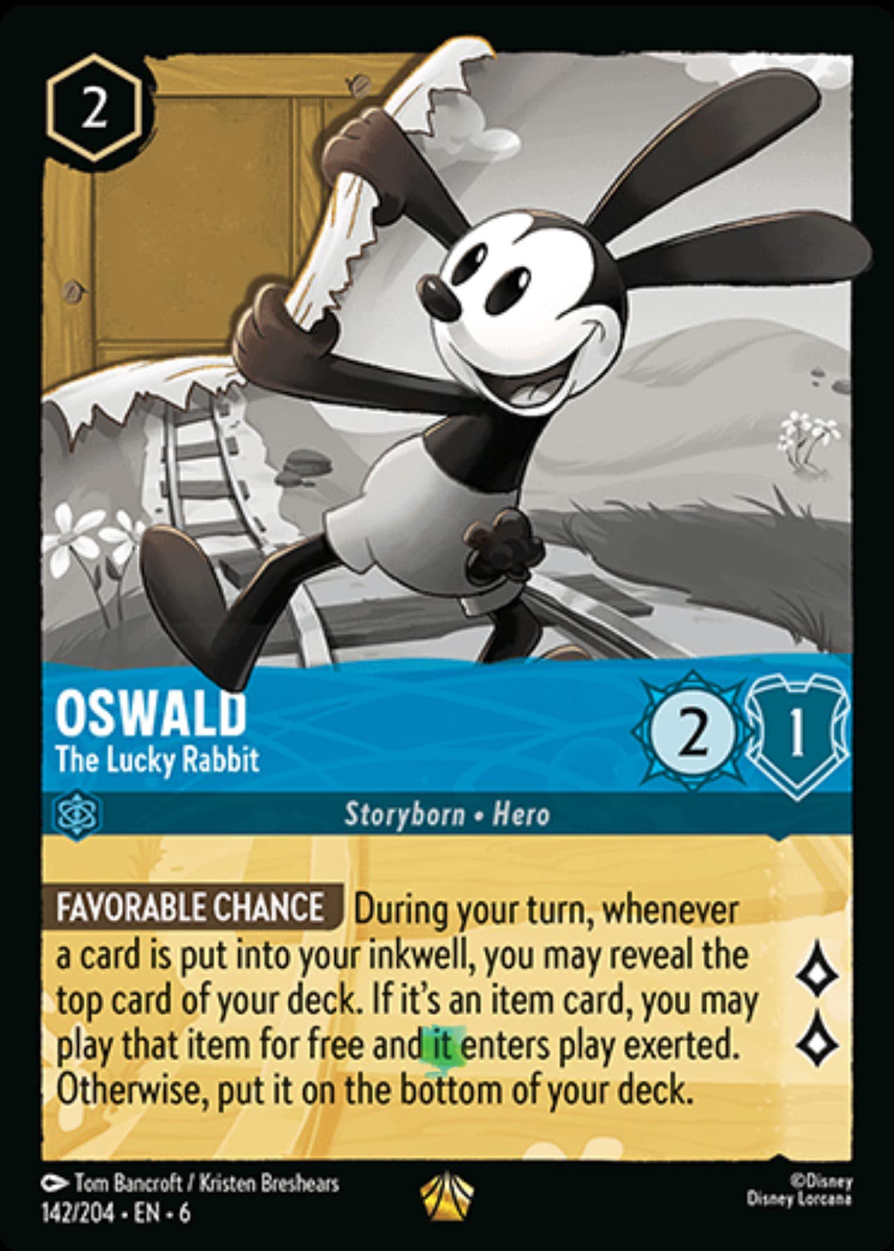Why did Disney change Oswald's text on D23 promo in Azurite Sea?