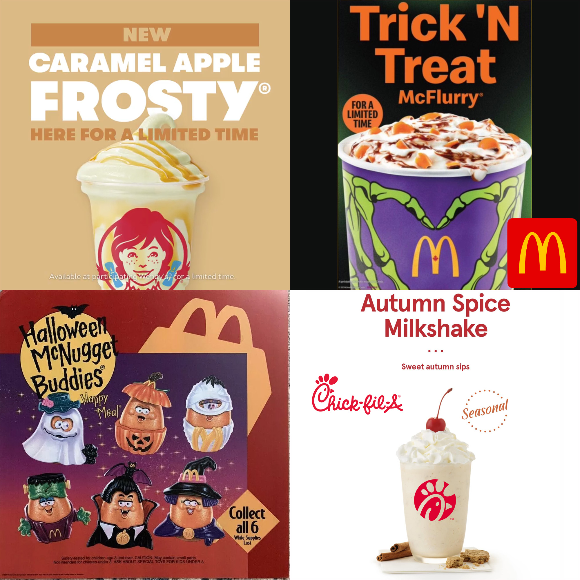 Snackolator - A throwback to some fall fast food items I'd love to make ...