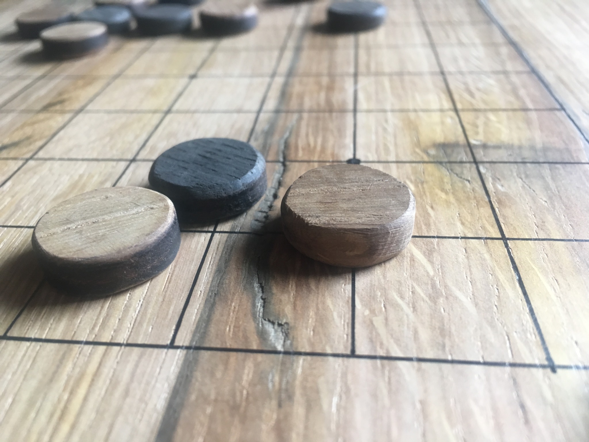 Hebsacker Verlag Set Go En Bois – Plateau 19x19 Avec Tiroirs Et Pierres En Bois – Débutant à Expert – 8-99 Ans
