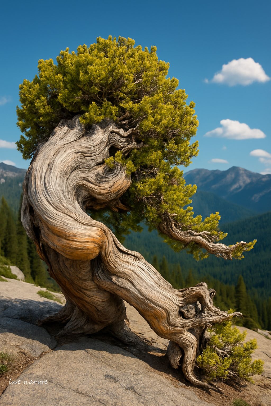 Love - The image features a Great Basin bristlecone pine (Pinus ...