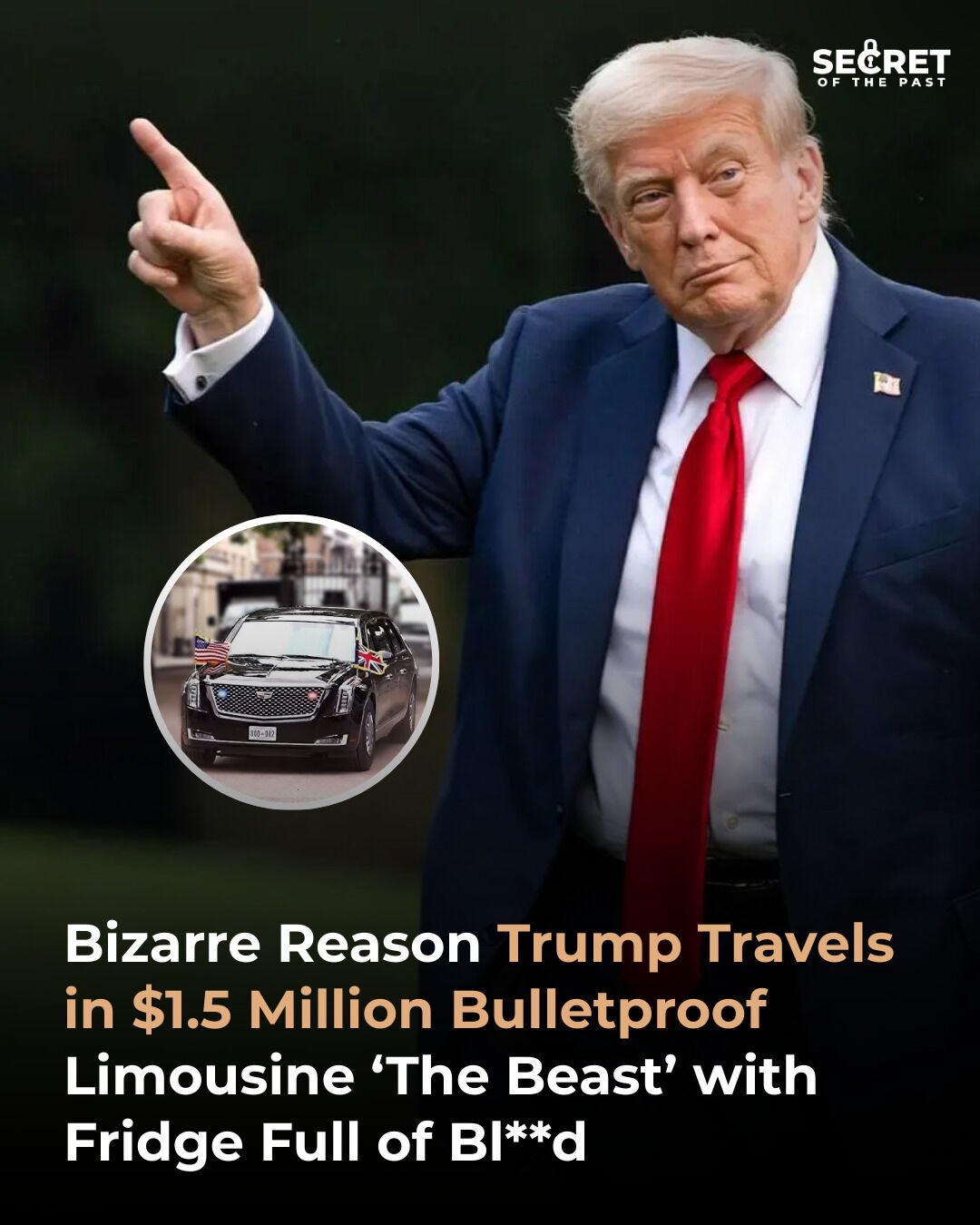 Secrets - Former President Donald Trump is known for traveling in his ...