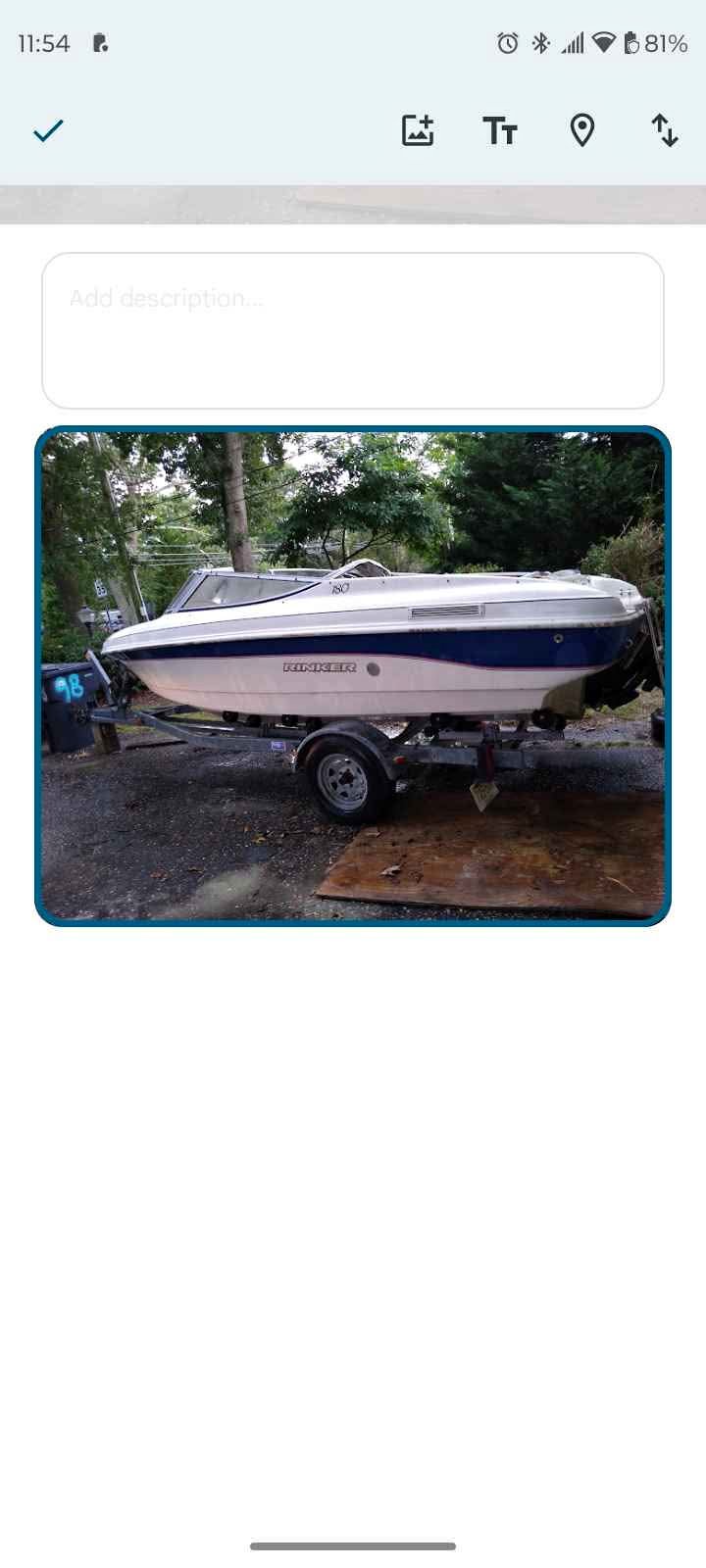 18 FT Rinker with Trailer - Powerboats & Motorboats - Toms River, New ...