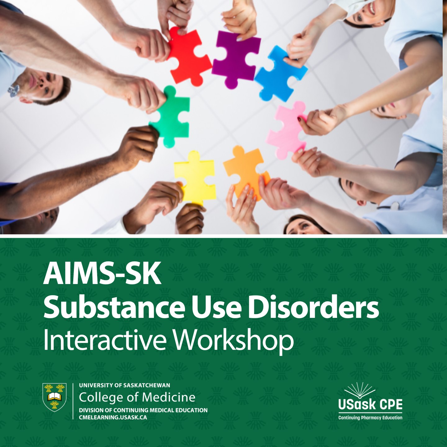 USask - Only 1 month until the Substance Use Disorders (AIMS-SK ...