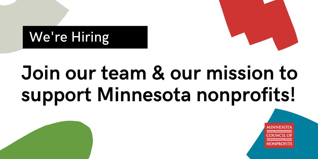 Join our team! MCN is... - Minnesota Council of Nonprofits | Facebook
