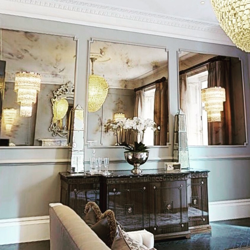 The bespoke marble top cabinet was... - BB Interior Design
