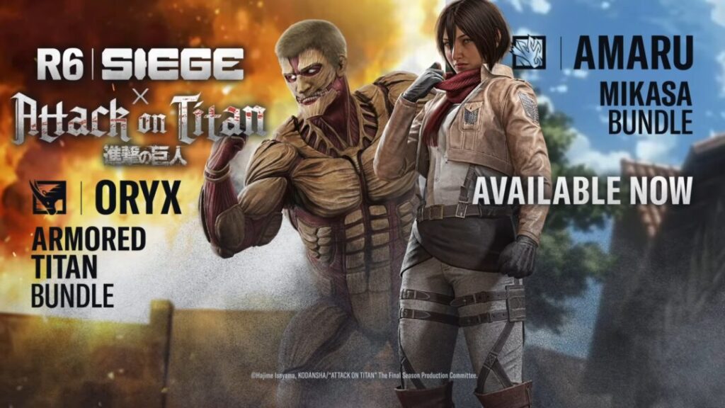 Gamer555 - Rainbow Six Siege X คอลแลป Attack On Titan เข้าเกมแล้ววันนี้ ...
