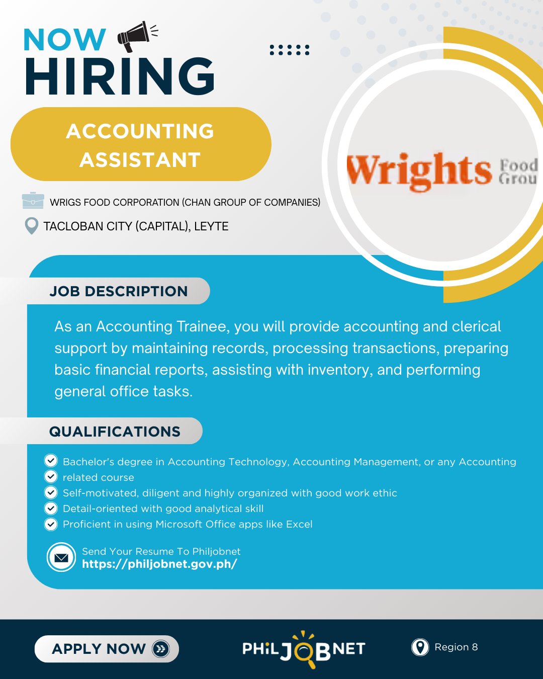 Philjobnet RO8 - 🚨 NOW HIRING via PhilJobNet! 🚨 Wrigs... | Facebook