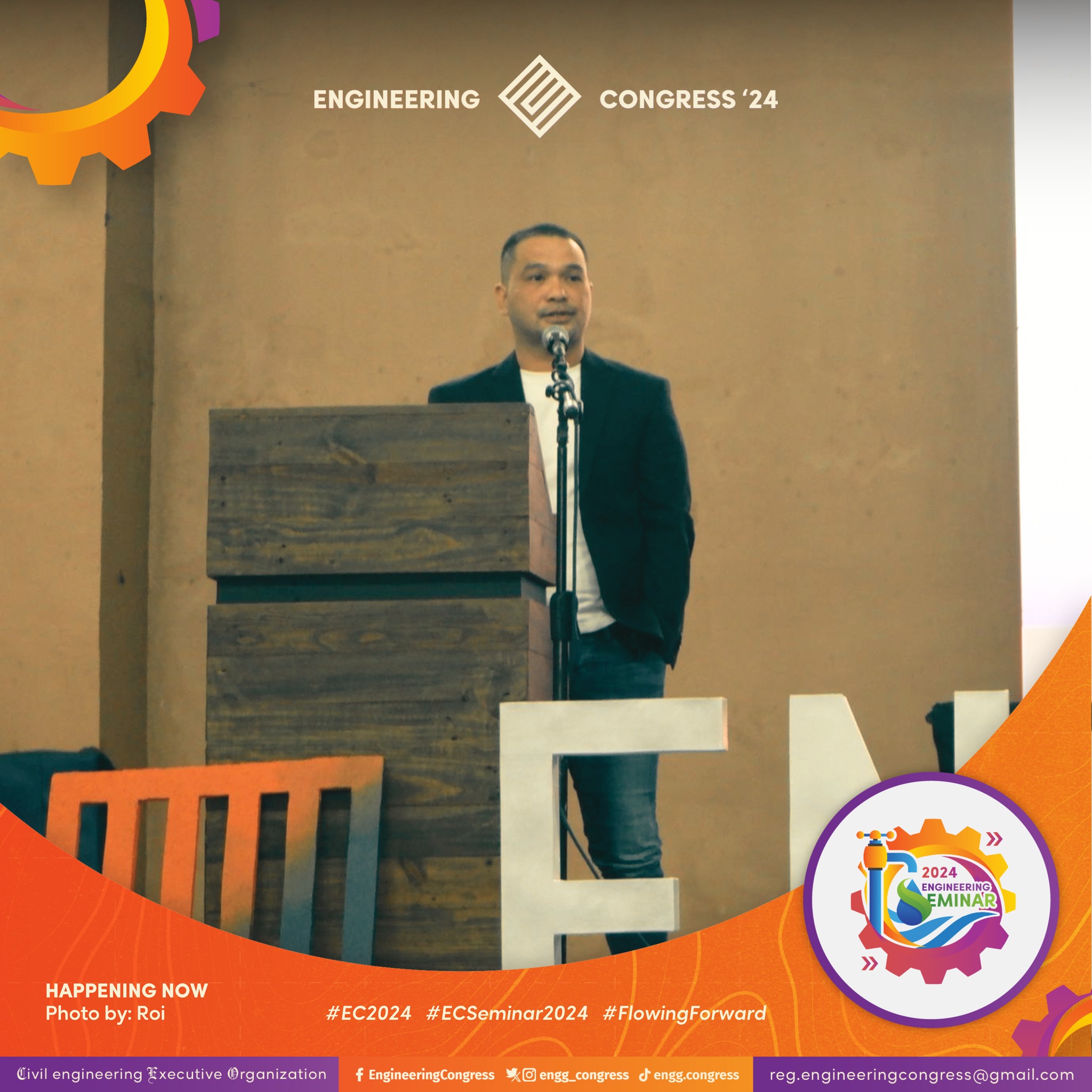 Engineering - 𝗟𝗢𝗢𝗞: The 2nd Speaker, Engr. Donny Rey Camus, the Chief ...