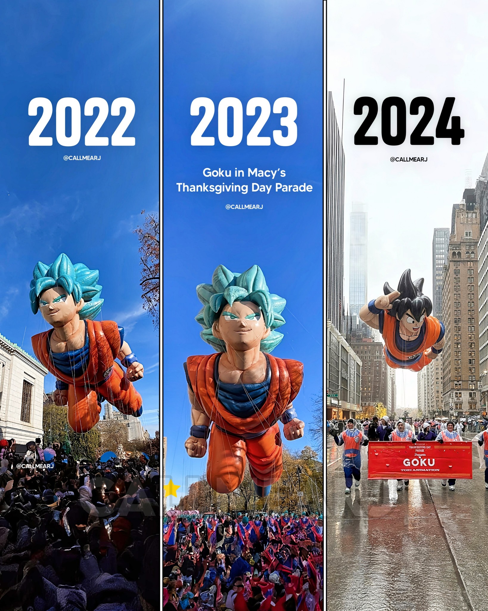 CALLMEARJ - Always feels good seeing Goku soaring through New York City ...