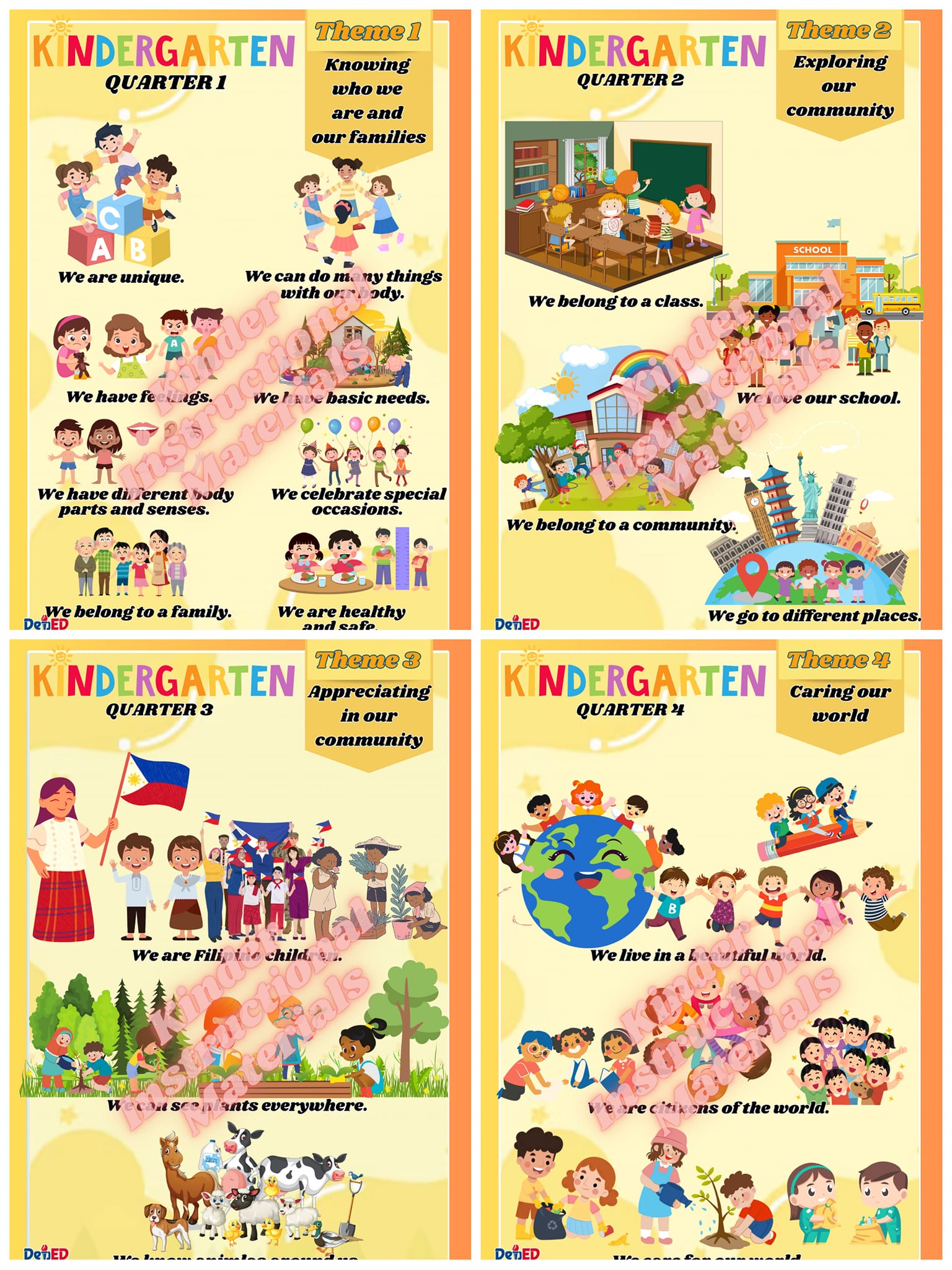 DepEd Classroom Decors & Printable School Materials | Kindergarten ...