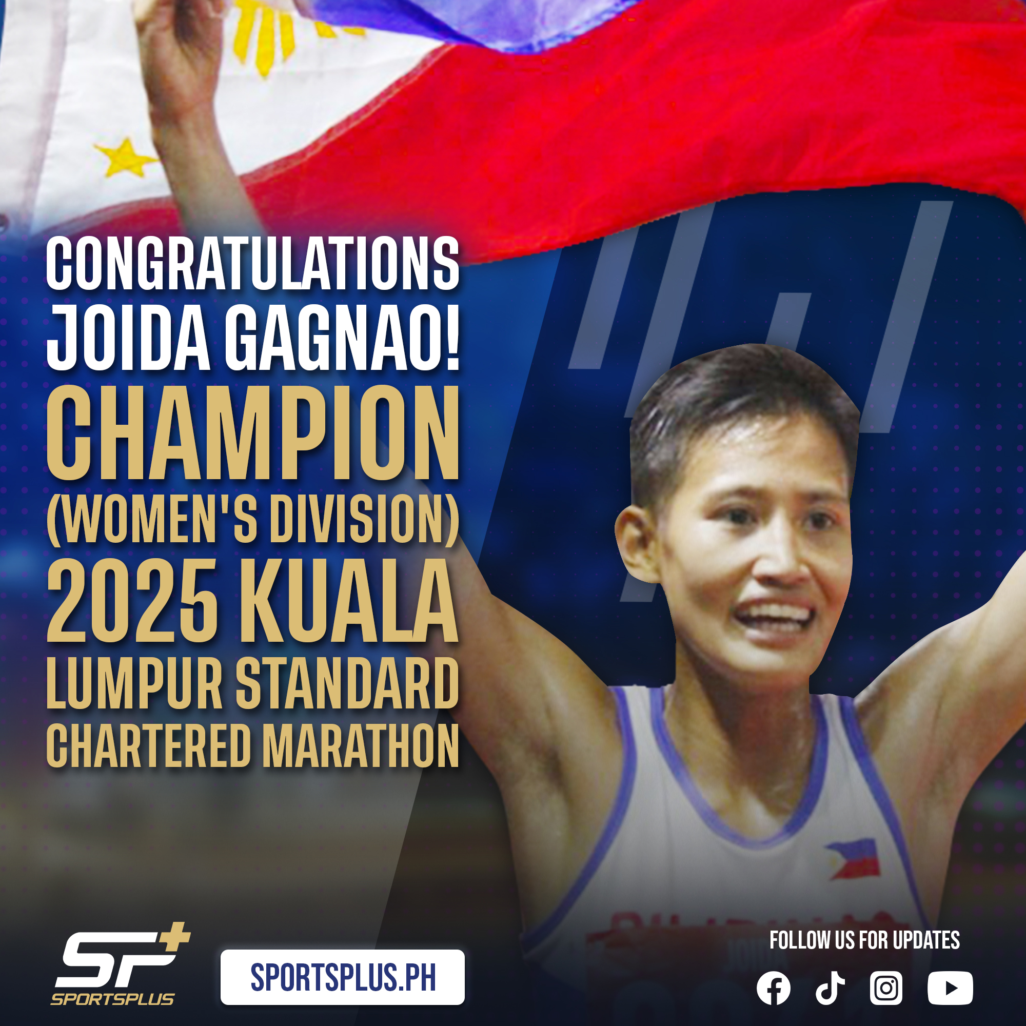 SportsPlus Ph - Run of Glory! Gagnao Tops KL Marathon... | Facebook