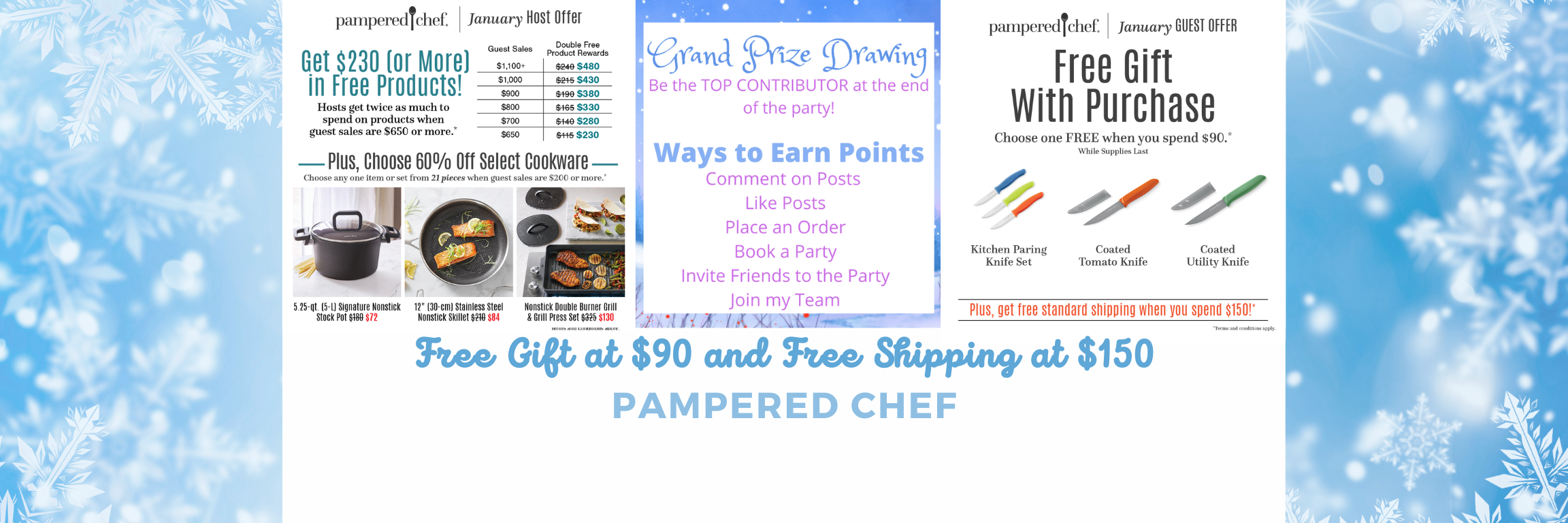 Crystal Atkinson's Pampered Chef Party! - $56 From Next Rewards Level ...