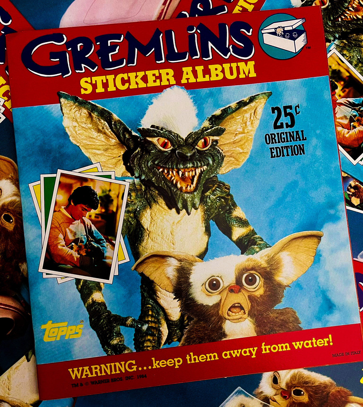 Dinosaur - The Gremlins Sticker Album! From 1984, this was just one of ...