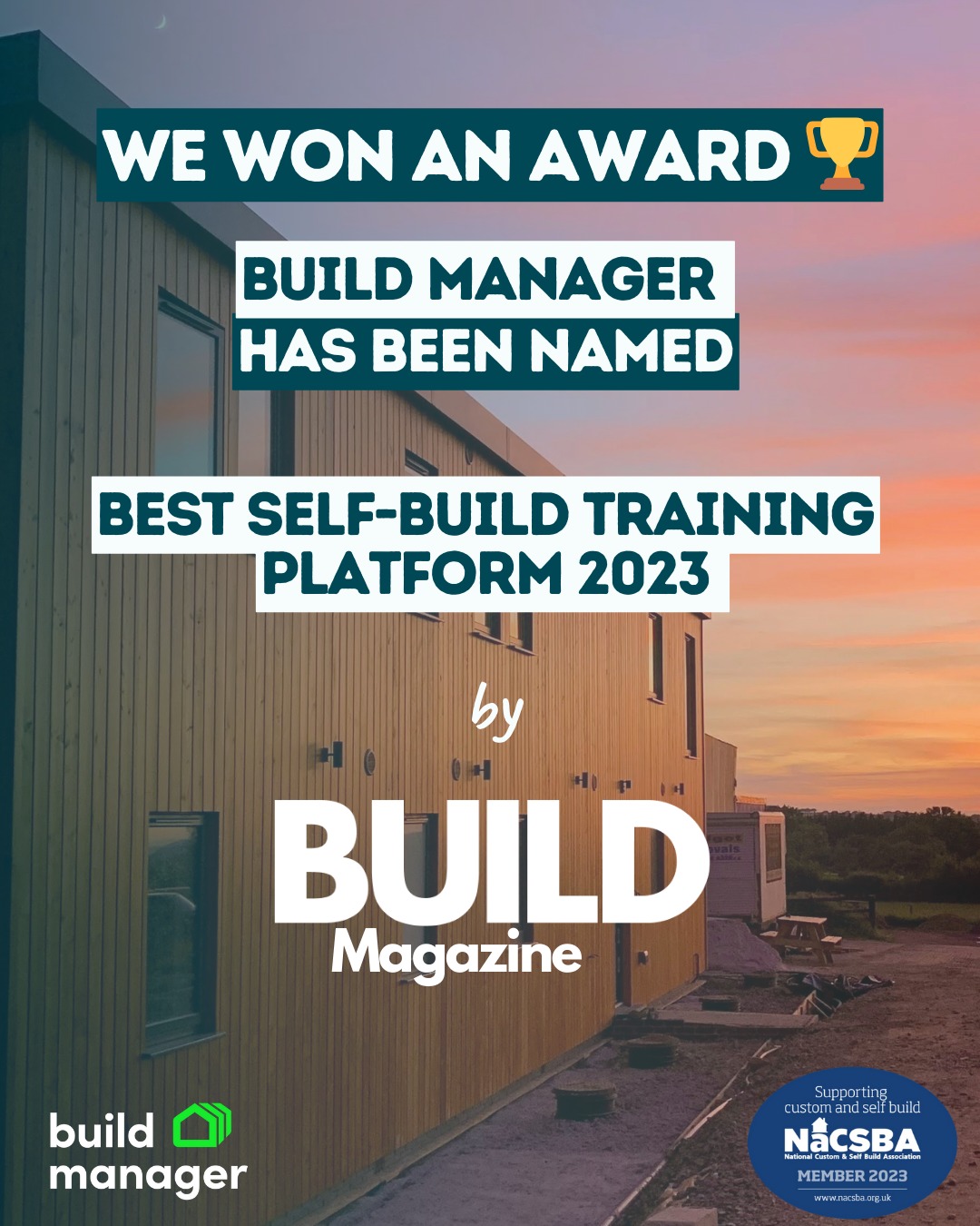 Build Manager - 🏆 We're thrilled to announce that Build... | Facebook