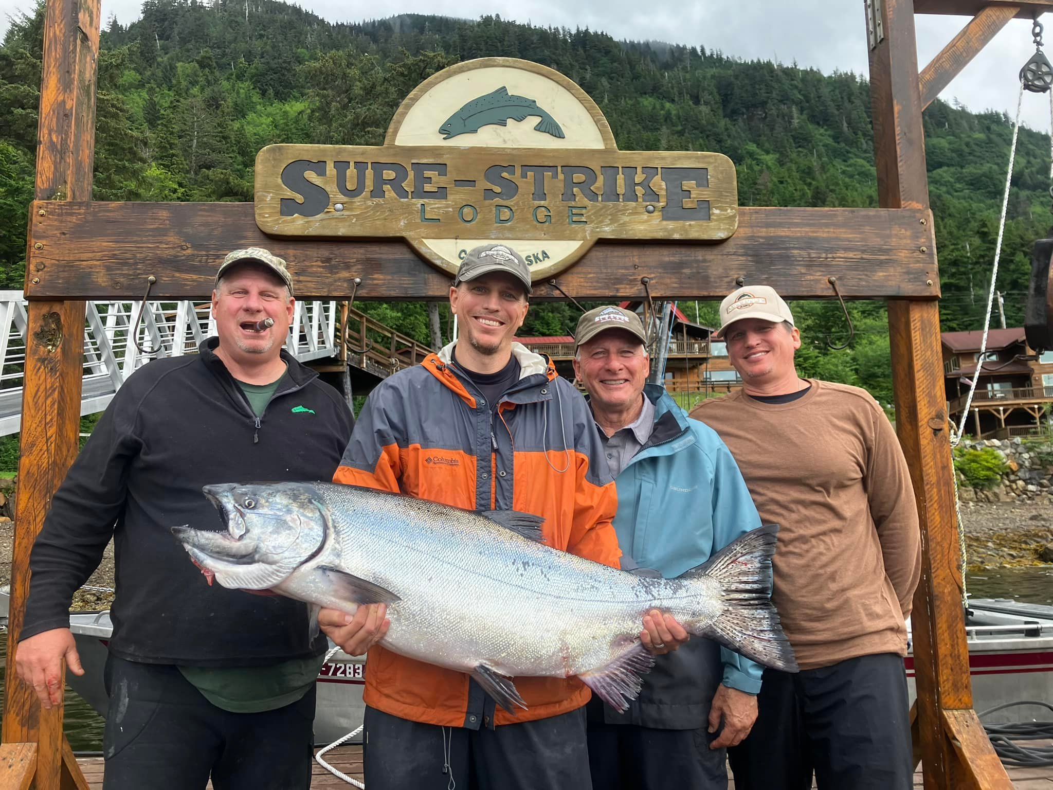 Sure-Strike Lodge - New Lodge Record! 34lb Tuna, caught by Louie # ...