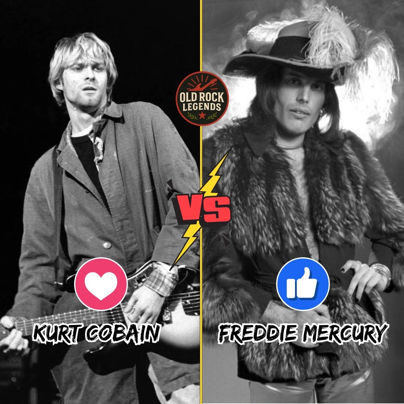 Old - 🎤 Kurt Cobain vs. Freddie Mercury ⚡ Kurt Cobain — The Voice of ...