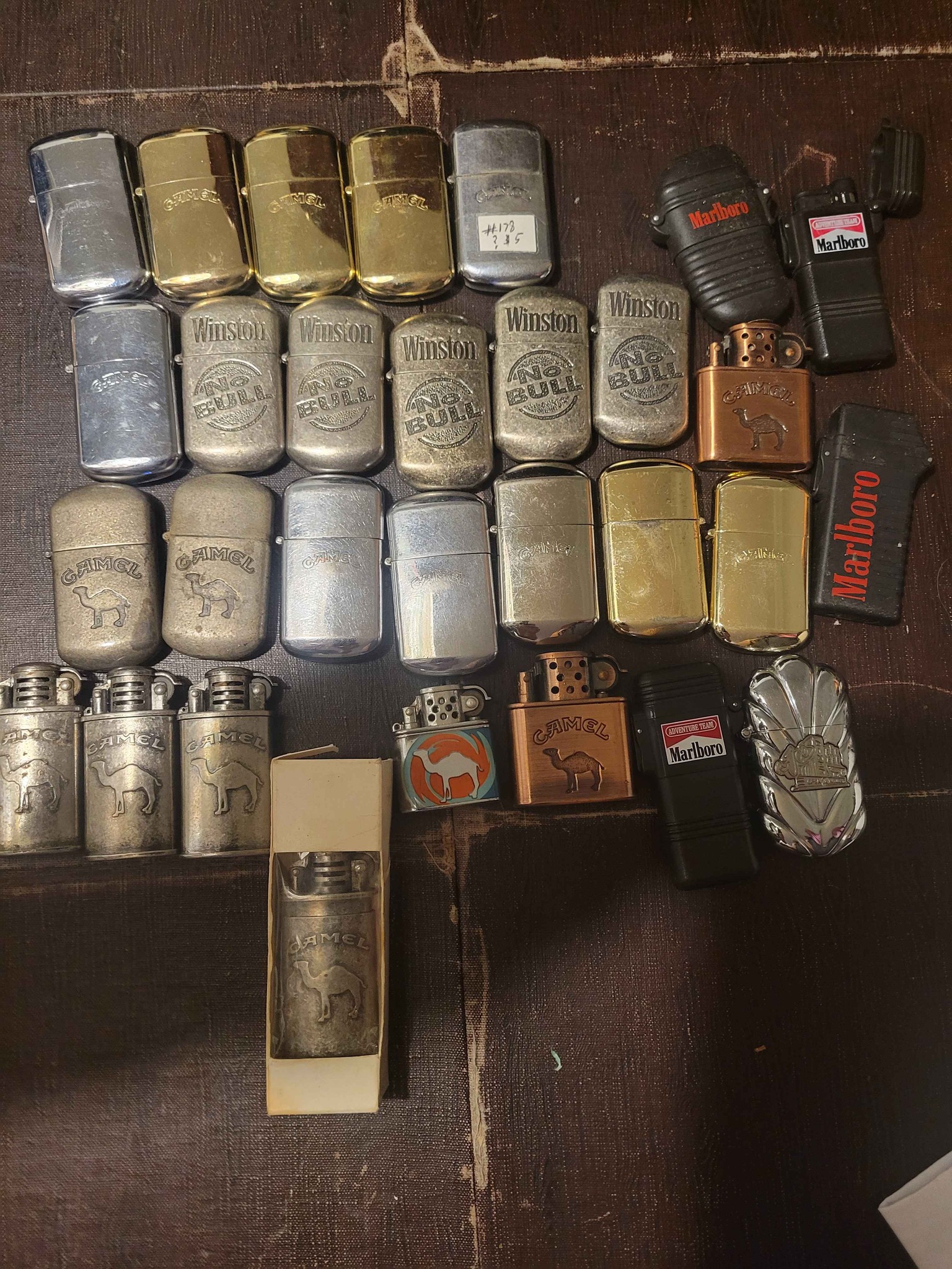 Zippo Marlboro Moon Over Mountain Lighter with Tin & Box Vintage 