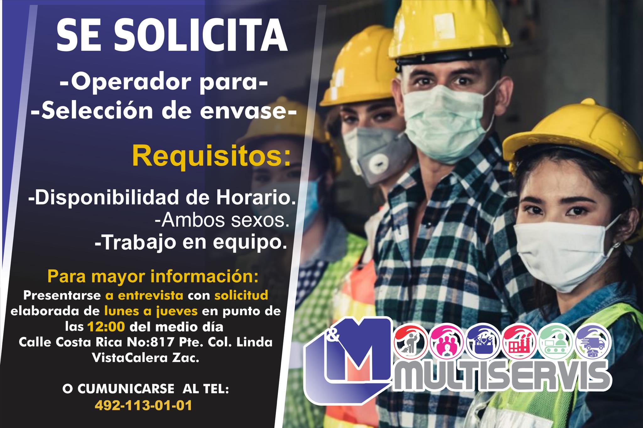 LyM Multiservis - 🚨 ¡Estamos contratando! 🚨 En L&M... | Facebook