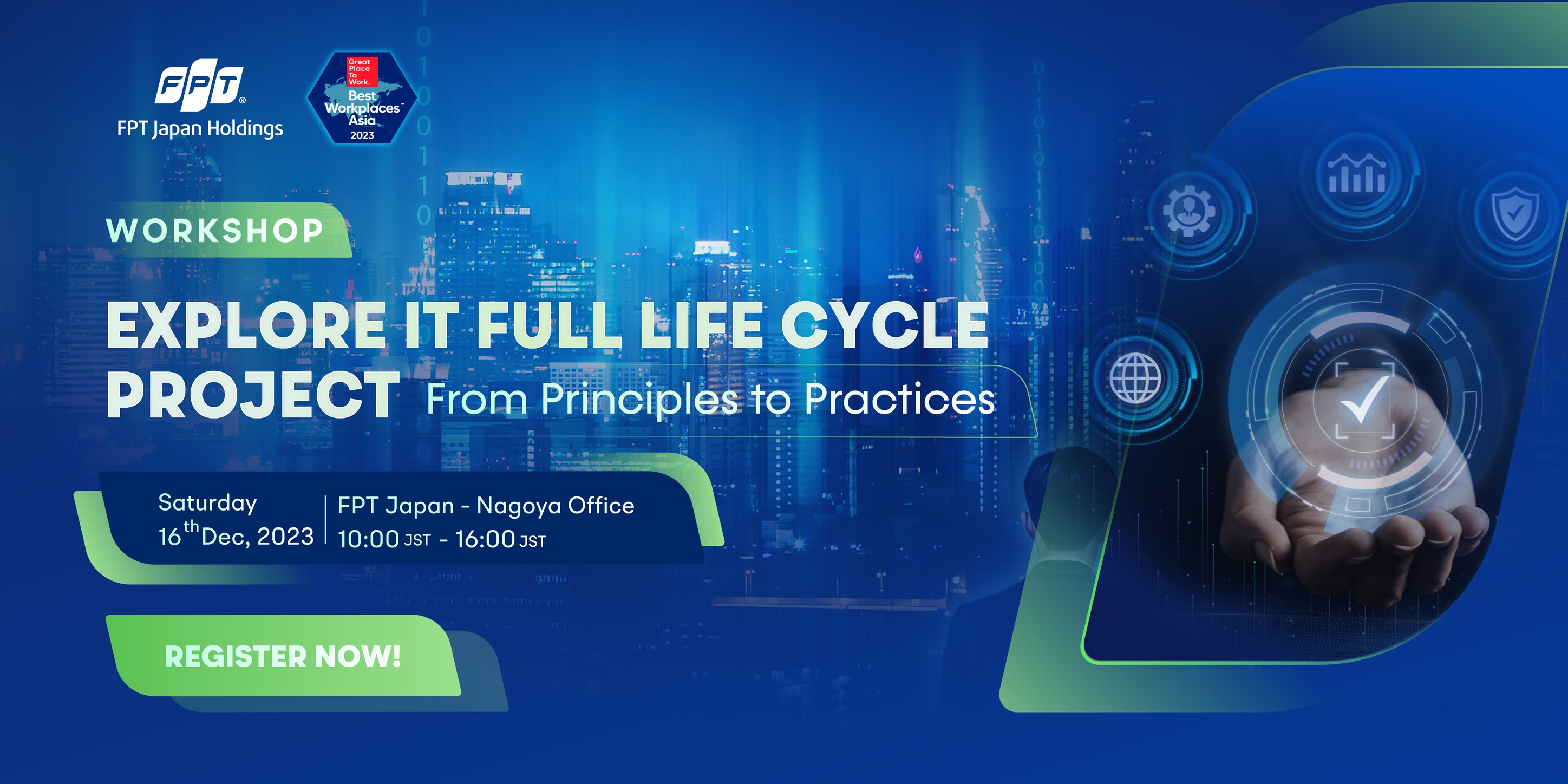 [WORKSHOP] NẮM TRỌN QUẢN LÝ DỰ ÁN... - FPT Japan Holdings | Facebook