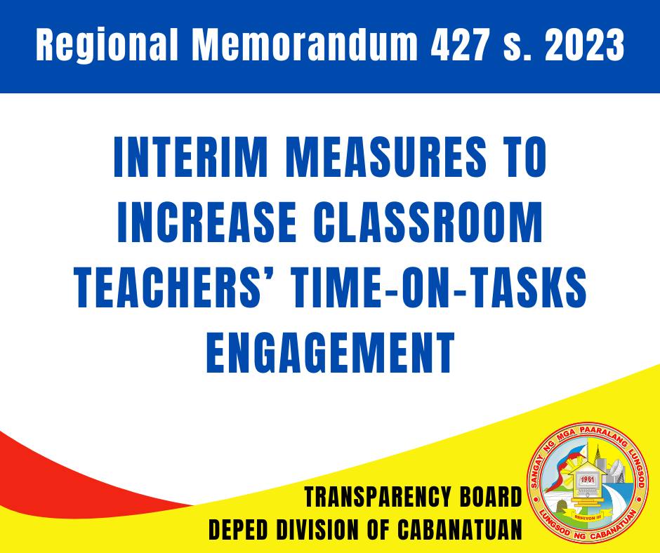 LOOK!!! In alignment with the... - DepEd Cabanatuan City