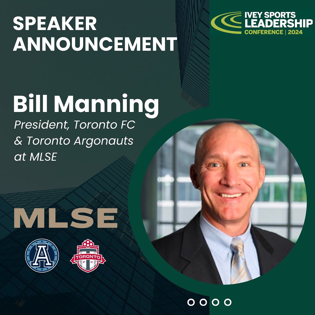 Ivey - We are thrilled to announce that Bill Manning will be speaking ...