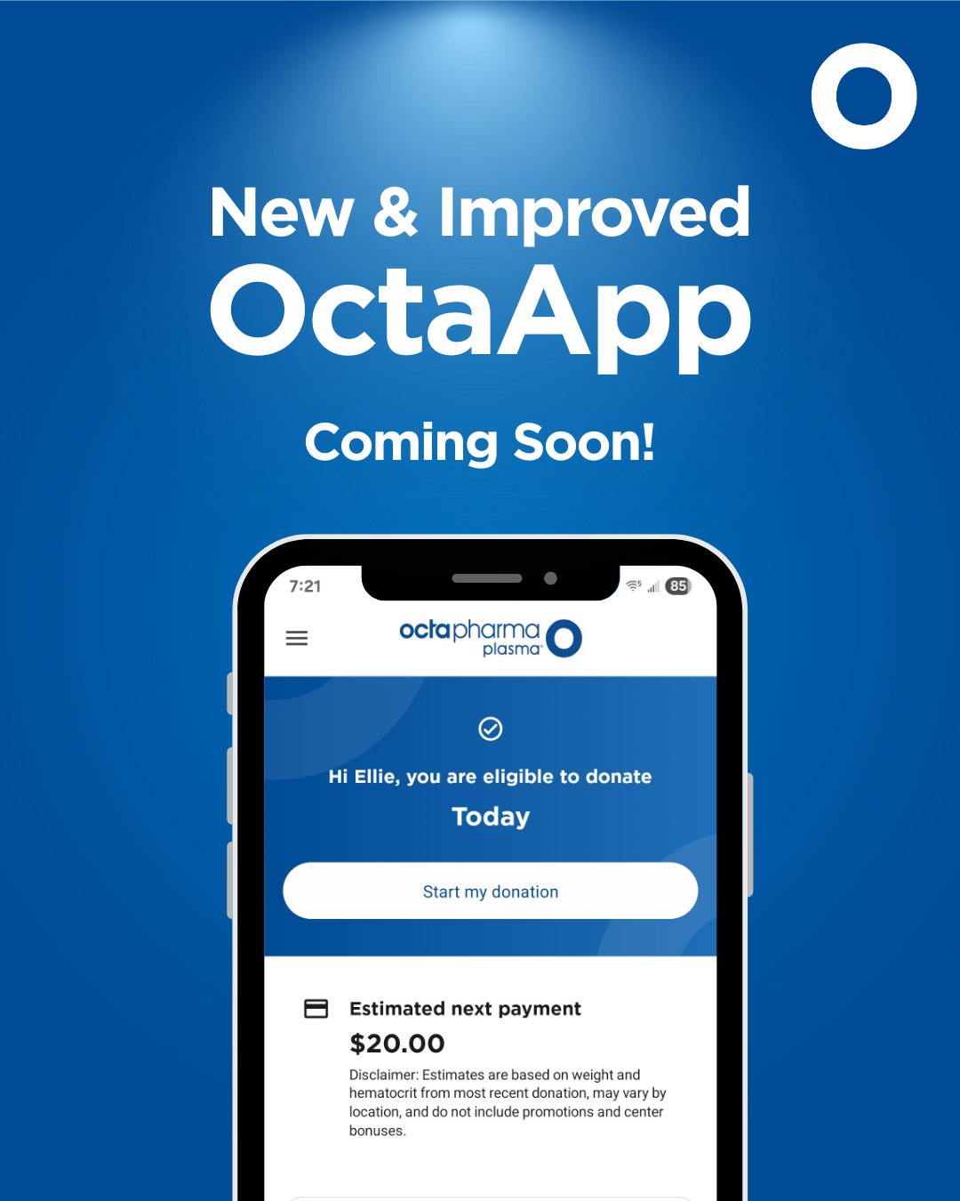 Octapharma - Enjoy plasma donation at your fingertips with the new ...