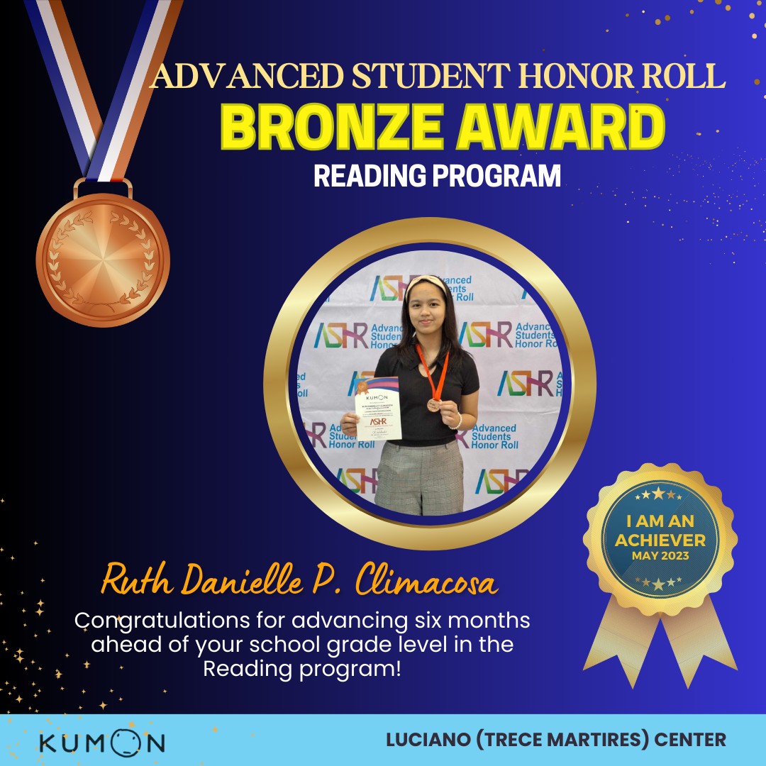 🏆 𝗜 𝗔𝗠 𝗔𝗡... - Kumon WalterMart Trece Martires Center | Facebook