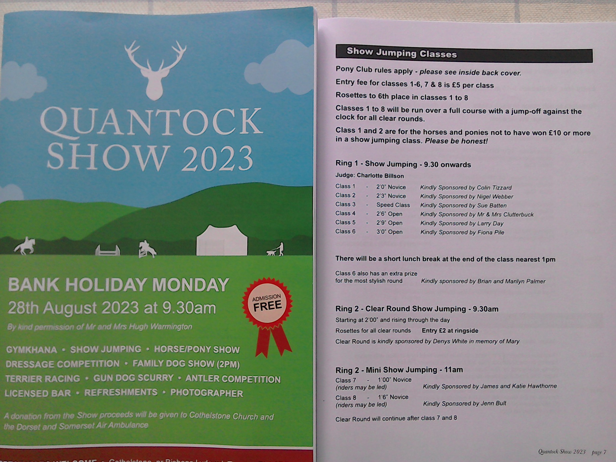 Quantock Show
