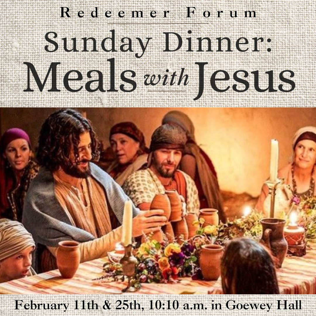 Our Redeemer Forum... - Church of the Redeemer Sarasota