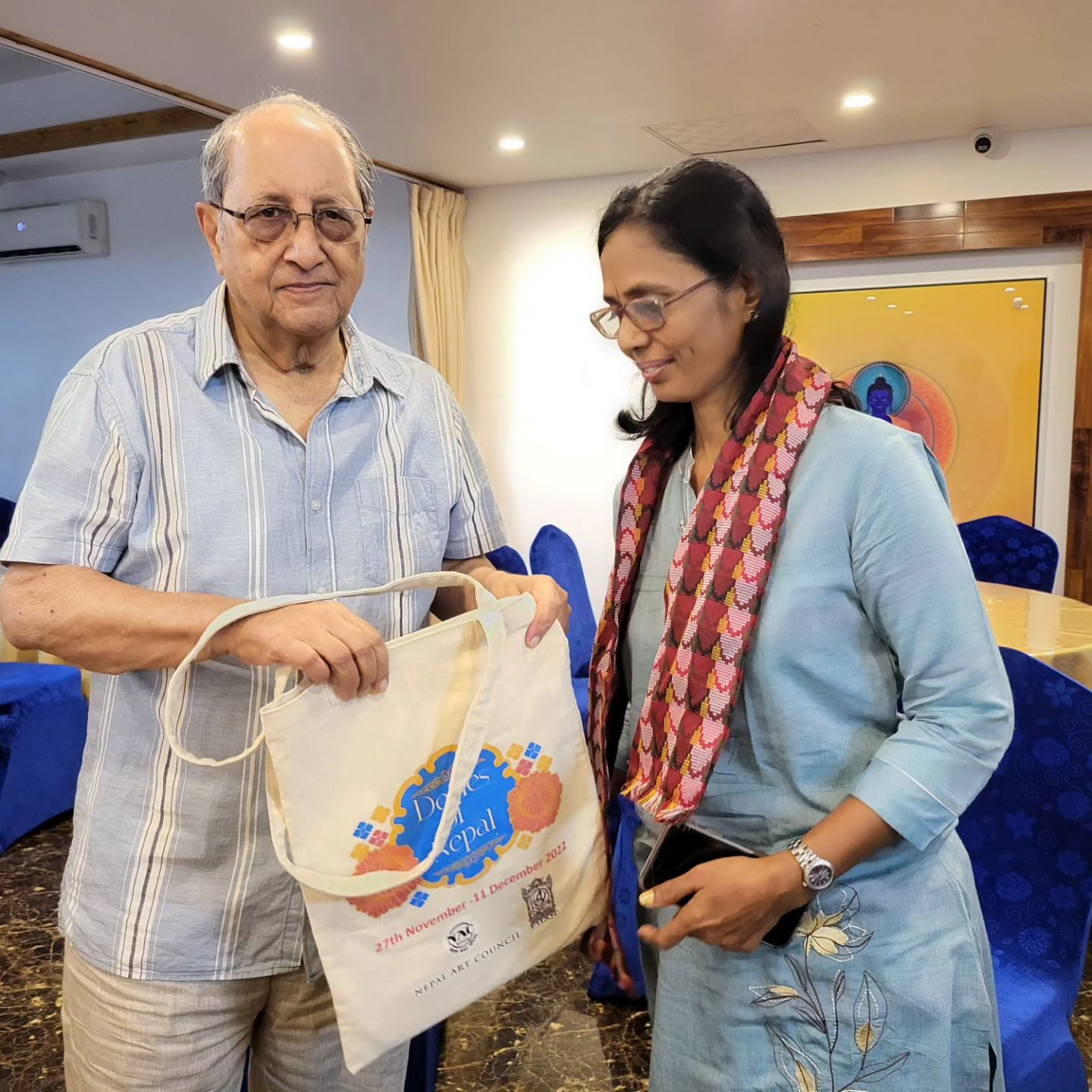 A warm welcome to artists from Chola... - Nepal Art Council