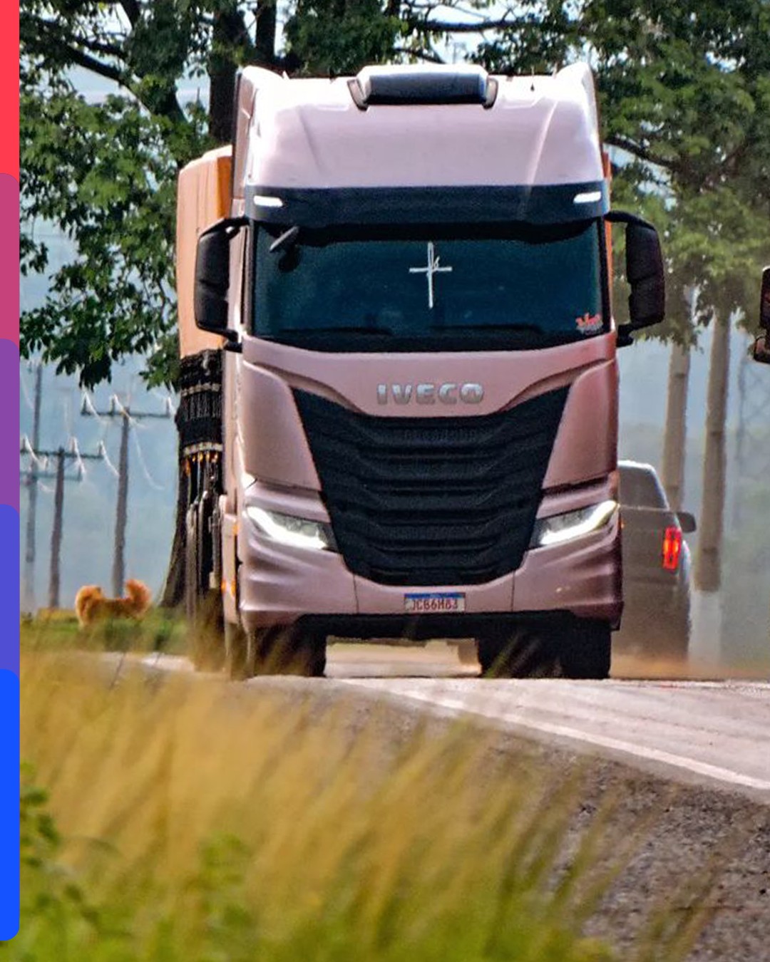 IVECO - Você sabe o que é um ponto rosa vindo na estrada?... | Facebook