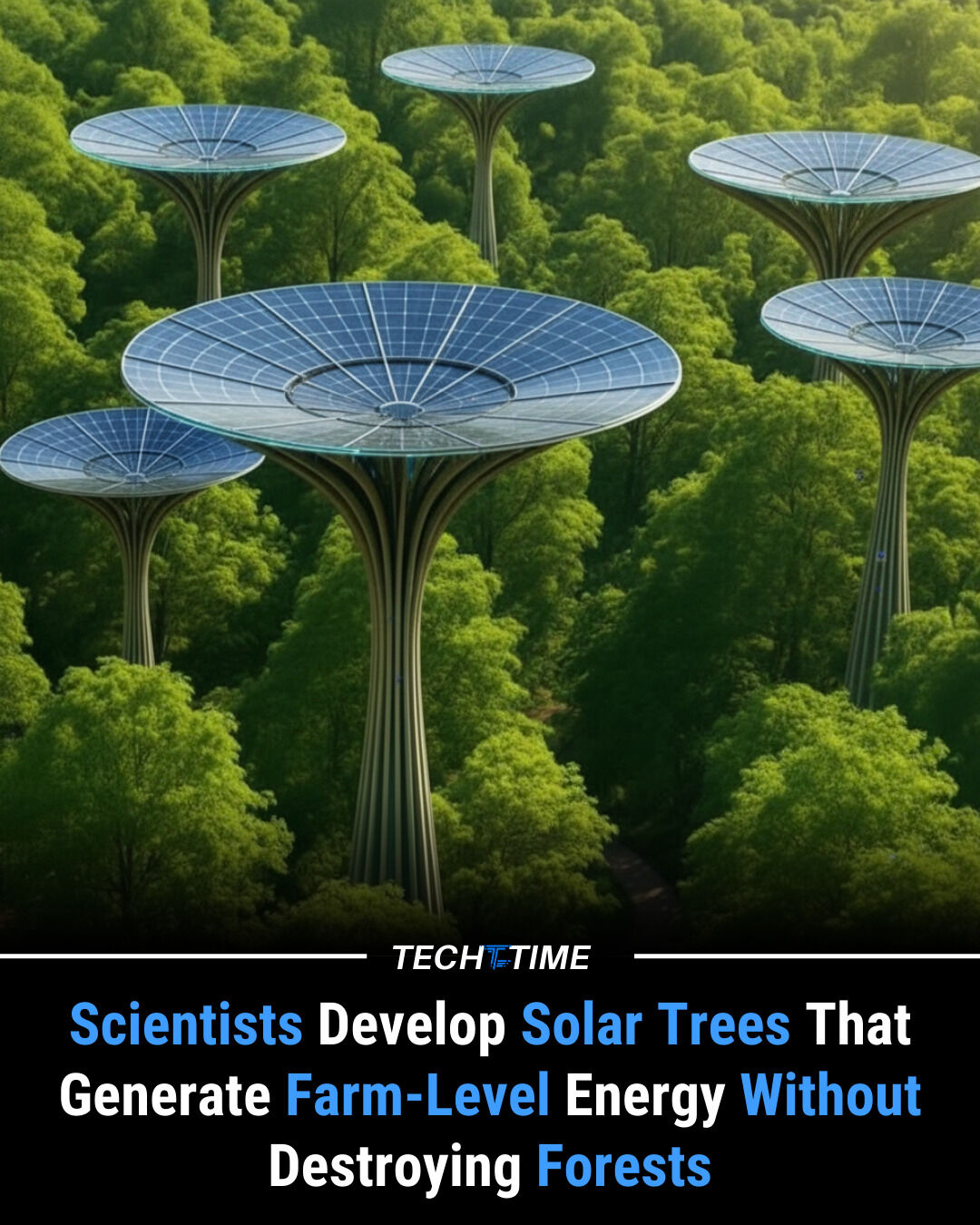 Techmed - Scientists have created solar trees capable of producing ...