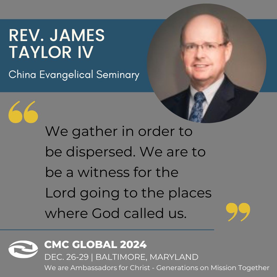 CMC - Meet our CMC Global 2024 speaker: Rev. James Taylor... | Facebook