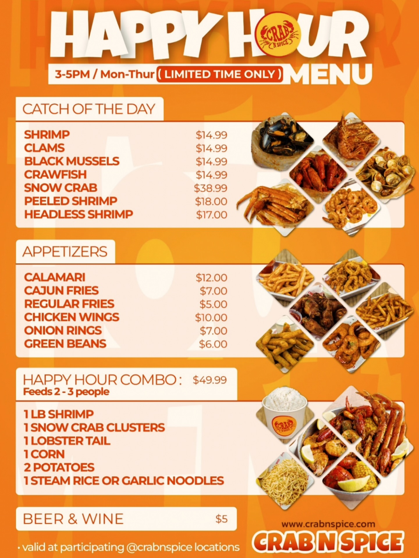 Endless seafood at Crazy Crab - Glen Burnie