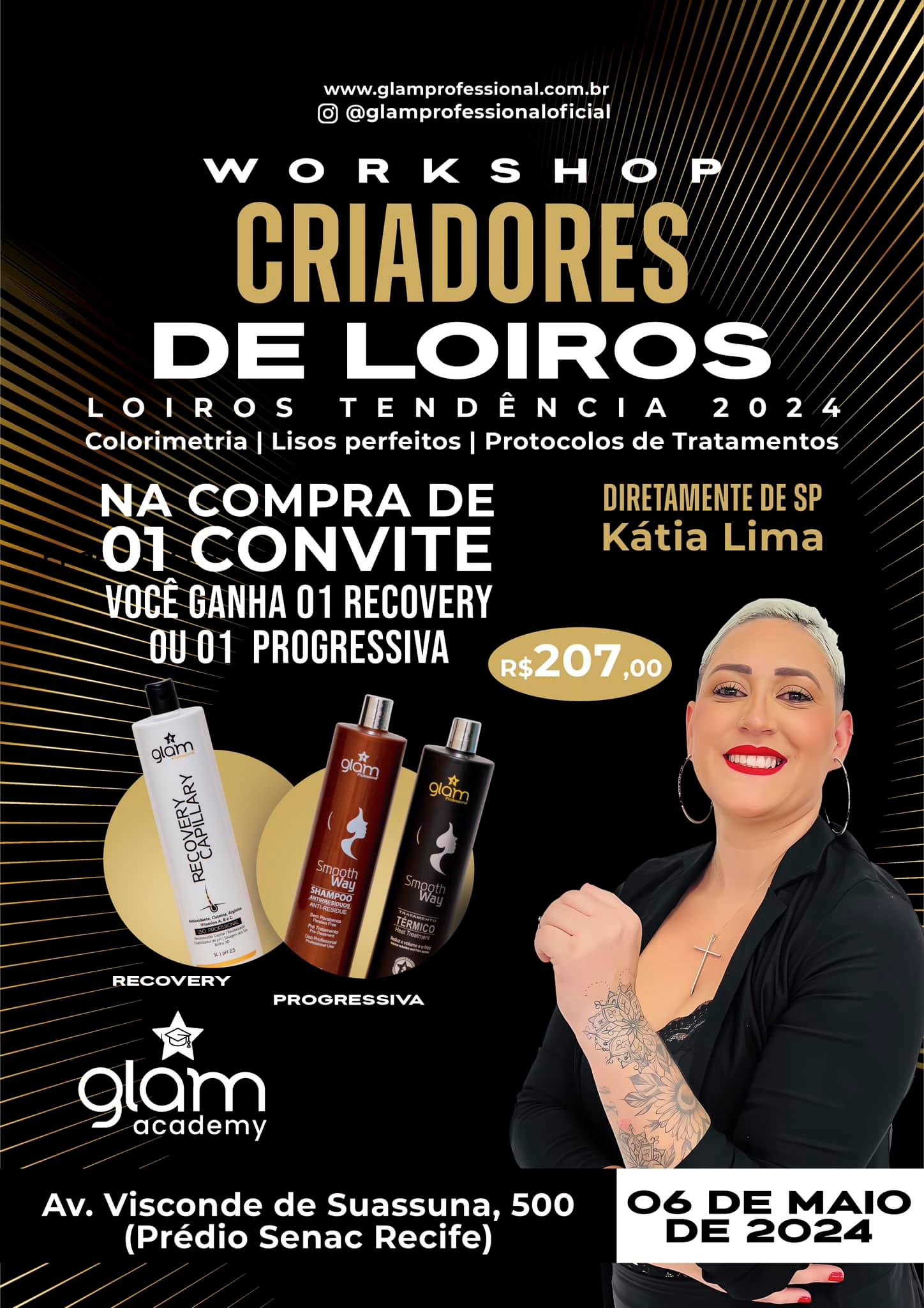 Glam Professional - Um cabelo iluminado, ilumina sua beleza 😍 E a Glam ...